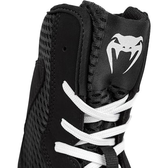 Venum Contender Boxing Ring Wrestling Shoes Black White Lightweight M7.5/W9 NEW main image 9